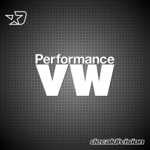 Performance VW Sticker